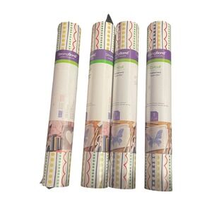 Cricut Patterned Iron On Vinyl Daisy Dots Primary 3 Sheets 12x17 Set of 4